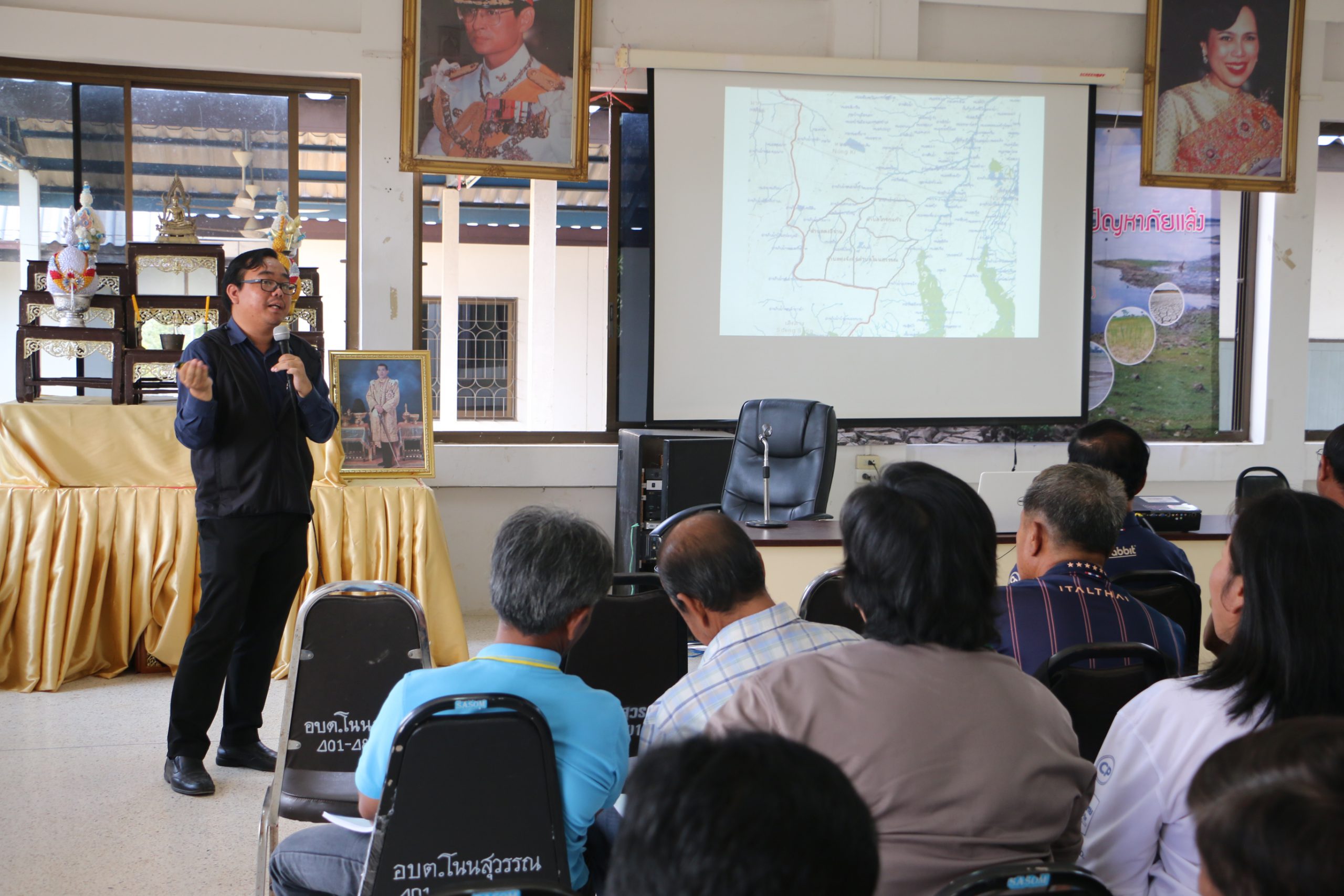 อมรมการจัดตั้งกลุ่มบริหารจัดการน้ำอำเภอโนนสุวรรณ จังหวัดบุรีรัมย์