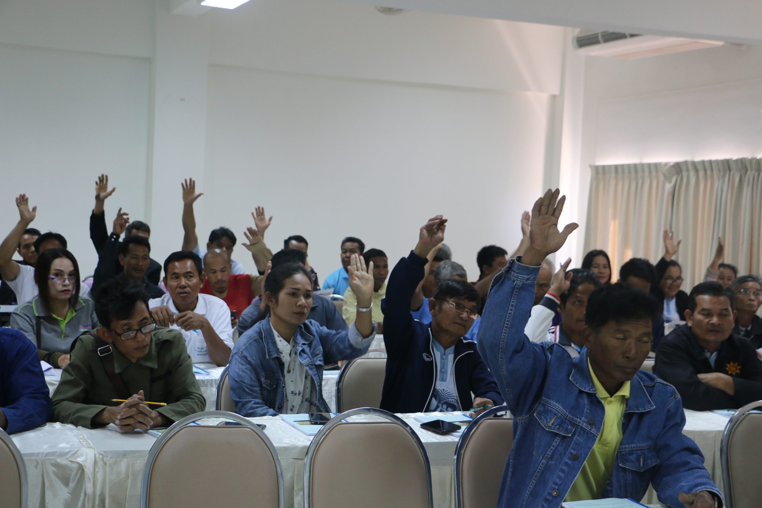 อมรมการจัดตั้งกลุ่มบริหารจัดการน้ำอำเภอปะคำ จังหวัดบุรีรัมย์